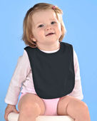 Rabbit Skins Infant Premium Jersey Bib RS1005 BLACK Primary