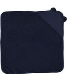 Rabbit Skins Infant Hooded Terry Cloth Towel With Ears RS1013 NAVY Primary
