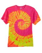 Colortone Tie-Dye Adult 5.4 oz., 100% Cotton T-Shirt CD100 FLUORESCENT SWRL Primary
