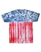 Colortone Tie-Dye Adult 5.4 oz., 100% Cotton T-Shirt CD100 FLAG Primary