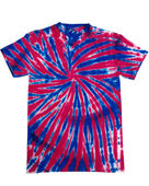 Colortone Tie-Dye Adult 5.4 oz., 100% Cotton T-Shirt CD100 UNION JACK  Primary