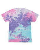 Colortone Tie-Dye Youth 5.4 oz. 100% Cotton T-Shirt CD100Y COTTON CANDY Primary