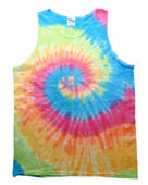 Tie-Dye Adult 5.4 oz. 100% Cotton Tank Top CD3500 ETERNITY Primary