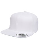 Yupoong Adult 6-Panel Structured Flat Visor Classic Snapback 6089