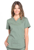 Cherokee Workwear Women V-Neck Top WW665