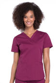 Cherokee Workwear Women V-Neck Top WW665