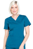 Cherokee Workwear Women V-Neck Top WW665