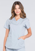 Cherokee Workwear Women V-Neck Top WW665