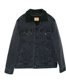 Threadfast Apparel Unisex Sherpa-Lined Denim Jacket 372J