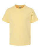 Comfortwash By Hanes Youth 5.5 oz., 100% Ring Spun Cotton Garment-Dyed T-Shirt GDH175 SUMMER SQUASH YELLOW Primary