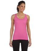 Gildan Ladies' Softstyle 4.5 oz. Fitted Tank G642L AZALEA Primary