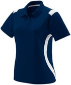 Womens 2-Color, 4-Button Polo Shirt (WS -Silver,Red,Orange,Sky), (WM -Silver)