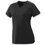 Augusta Ladies Motion Jersey BLACK/WHITE Primary