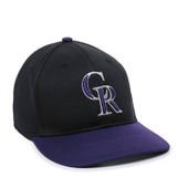 Outdoor Cap Inc. Team MLB Adjustable Performance MLB-350 COLORADO ROCKIES