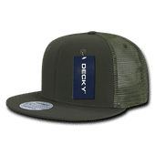 Decky Ripstop Flat Bill Trucker Capsolive Drab 241