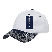 Decky 6 Panel Low Profile Relaxed Bandana Paisley Bill Dad Hat 256