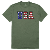 Rapid Dominance Relaxed G. Tee Flag Text Shirt RS2-784