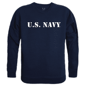 Rapid Dominance Graphic Crewneck Navy Text Shirt RS3-NAT
