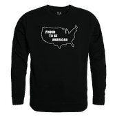 Rapid Dominance Graphic Crewneck Ptb American Shirt RS3-U02