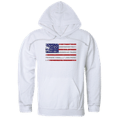 Rapid Dominance Graphic Pullover Us Flag Hoodie RS4-783 WHITE Primary