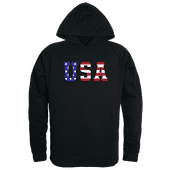 Rapid Dominance Graphic Pullover Flag Text Hoodie RS4-784 BLACK Primary