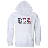 Rapid Dominance Graphic Pullover Flag Text Hoodie RS4-784 WHITE Primary