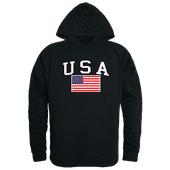Rapid Dominance Graphic Pullover USA & Flag Hoodie RS4-789 BLACK Primary