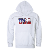 Rapid Dominance Graphic Pullover Flag Text 2 Hoodie RS4-811 WHITE Primary