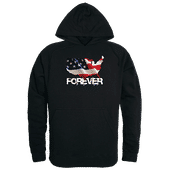 Rapid Dominance Graphic Pullover Forever USA Map Hoodie RS4-U05 BLACK Primary