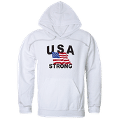 Rapid Dominance Graphic Pullover USA Strong 4 Hoodie RS4-U09 WHITE Primary