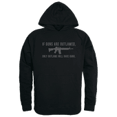 Rapid Dominance Graphic Pullover Outlawed Hoodie TS4-791 BLACK Primary
