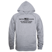 Rapid Dominance Graphic Pullover No Greater Hoodie TS4-792 HEATHER GREY Primary