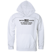 Rapid Dominance Graphic Pullover No Greater Hoodie TS4-792 WHITE Primary