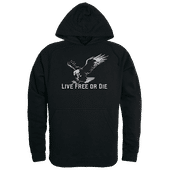 Rapid Dominance Graphic Pullover Live Free Hoodie TS4-793 BLACK Primary