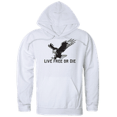 Rapid Dominance Graphic Pullover Live Free Hoodie TS4-793 WHITE Primary