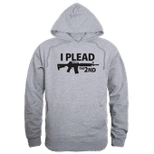 Rapid Dominance Graphic Pullover I Plead The 2Nd Hoodie TS4-794 HEATHER GREY Primary