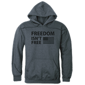 Rapid Dominance Graphic Pullover Freedom Isn't Hoodie TS4-796 HEATHER CHARCOAL Primary