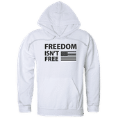 Rapid Dominance Graphic Pullover Freedom Isn't Hoodie TS4-796 WHITE Primary