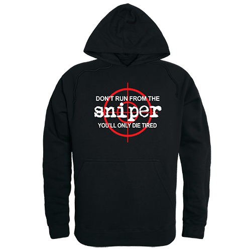 Rapid Dominance Graphic Pullover Sniper Hoodie TS4-797. Decorated in seven days or less.