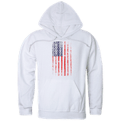 Rapid Dominance Graphic Pullover Distressed Flag Hoodie TS4-800 WHITE Primary