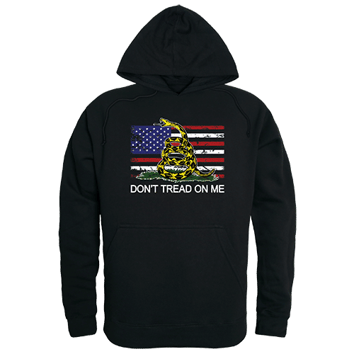 Rapid Dominance Graphic Pullover Flag W/Gadsden Hoodie TS4-807. Decorated in seven days or less.