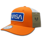 Rapid Dominance Nasa Patch Trucker Caps NAS6