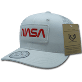 Rapid Dominance Nasa Patch Trucker Caps NAS6