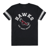 W Republic Men's Football Tee Shirt Saint Joseph's University Hawks 504-232