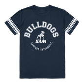 W Republic Men's Football Tee Shirt Samford University Bulldogs 504-375