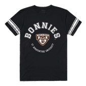 W Republic Men's Football Tee Shirt Saint Bonaventure University Bonnies 504-386