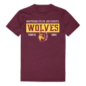 W Republic College Established Tee Shirt Northern State University Wolves 507-355