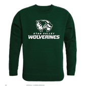 W Republic College Crewneck Sweatshirt Utah Valley University Wolverines 508-210