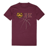 W Republic Basketball Tee Shirt Hampden Sydney Tigers 510-309