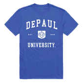 W Republic Seal Tee Shirt Depaul Blue Demons 526-121